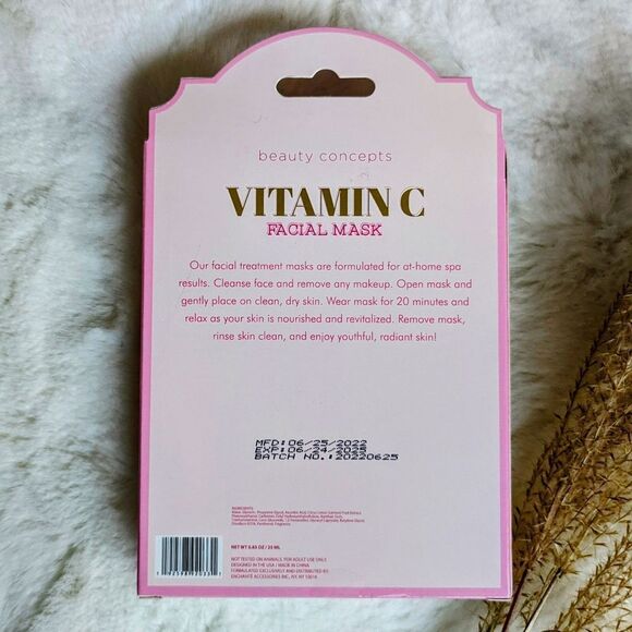 Vitamin C Face Masks, 8 pk - Picture 2 of 4